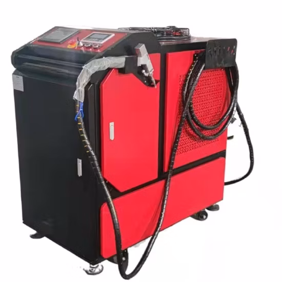 Soldador láser 2000W Acero inoxidable Titanio Metal Reparación de moldes Máquina de soldadura láser de fibra YAG de mano
