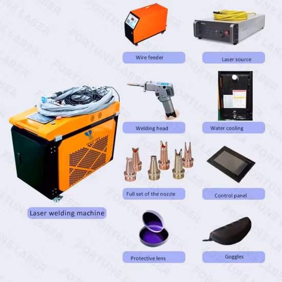 Max Raycus Laser Sup Qilin Welding Head System Alimentador de alambre Innovadora máquina de soldadura láser de mano